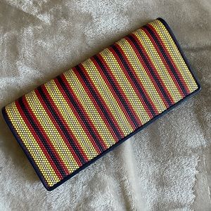 DVF flap continental wallet